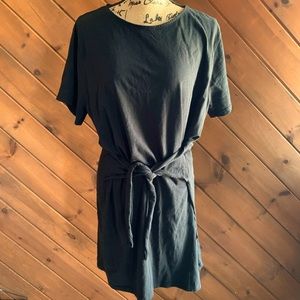 J Crew T-shirt Dress w/Tie Waist